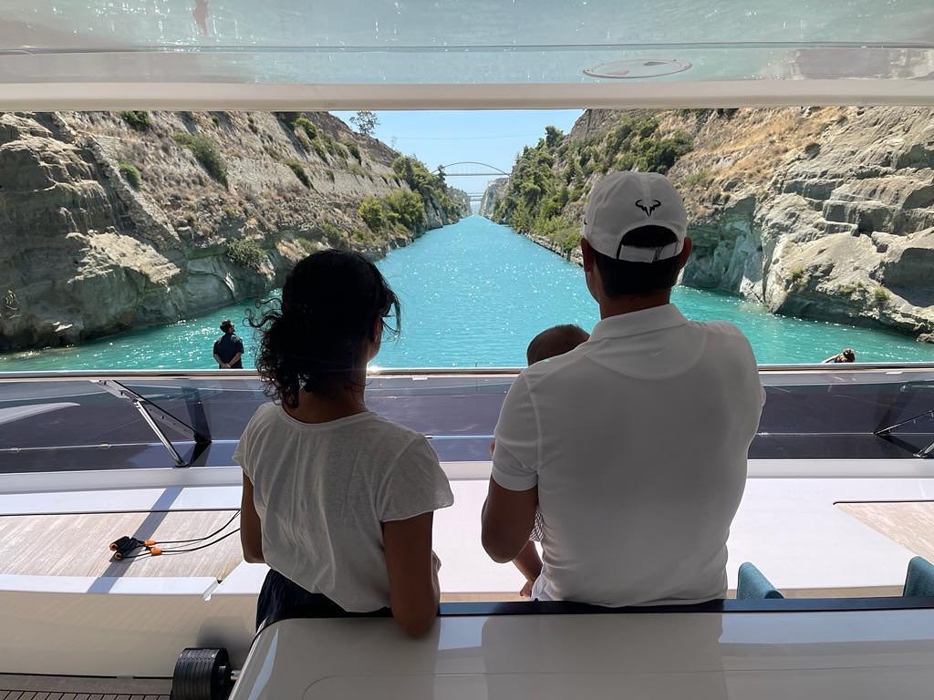 Rafael Nadal shares photo of son during summer vacation